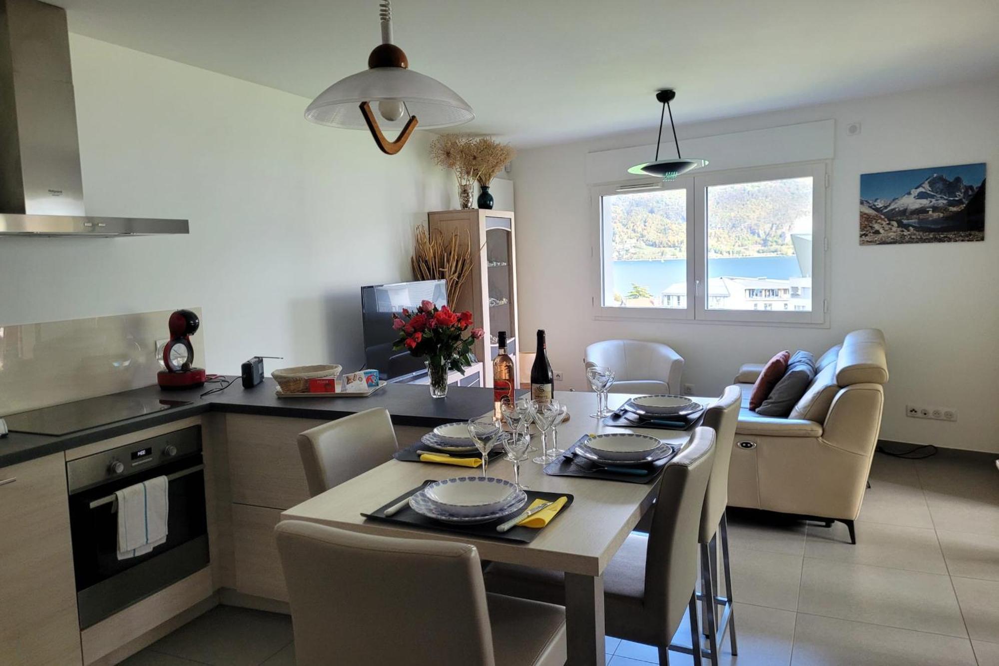 Le Tableau Du Lac 507 - 2 Bedrooms Apartment With Lake View Terrace Annecy Exterior foto