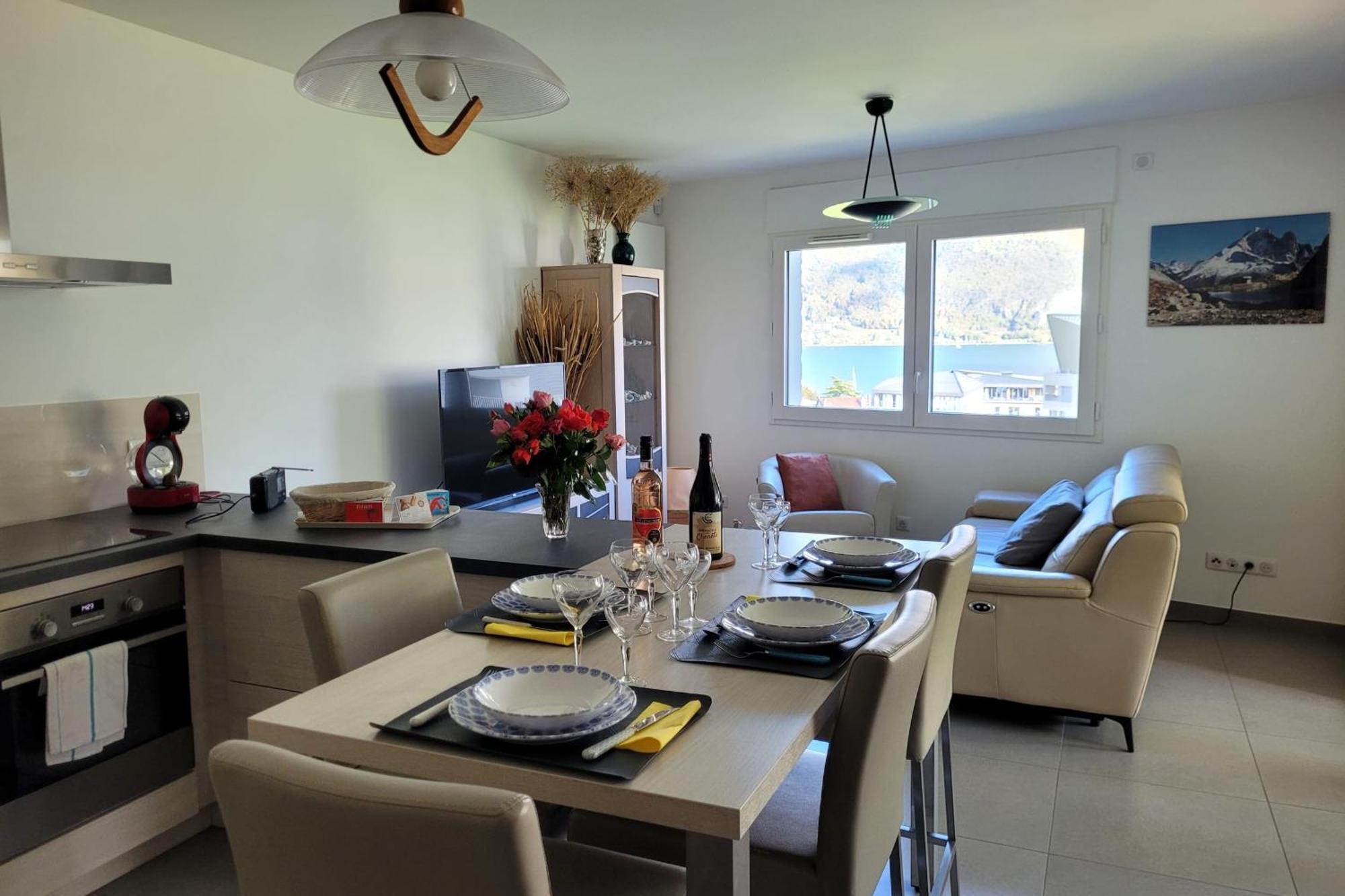 Le Tableau Du Lac 507 - 2 Bedrooms Apartment With Lake View Terrace Annecy Exterior foto